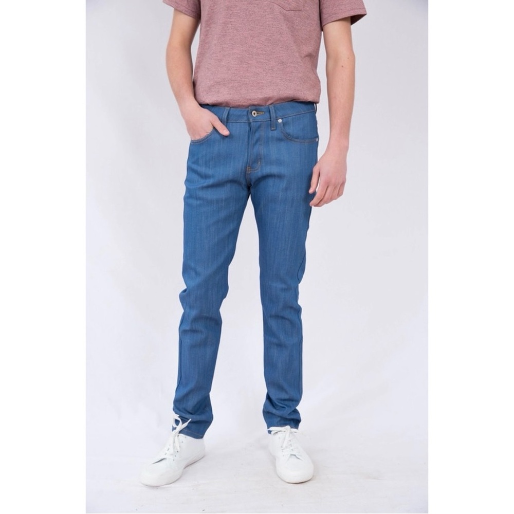 Naked & Famous Rich Blue Stretch Skinny Guy Denim Jeans